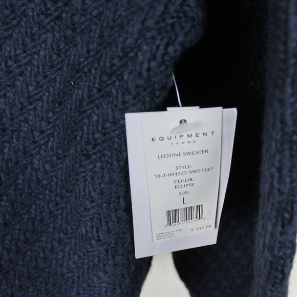 NWT Equipment Balloon Sleeves Sweater - Picture 4 of 9